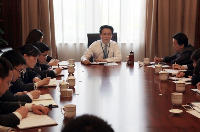 2014年4月29日集團(tuán)舉行新提拔、調(diào)整及新進(jìn)集團(tuán)青年干部座談會(huì)